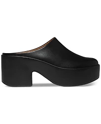 FitFlop Women's Platforms Leather Heeled Mules