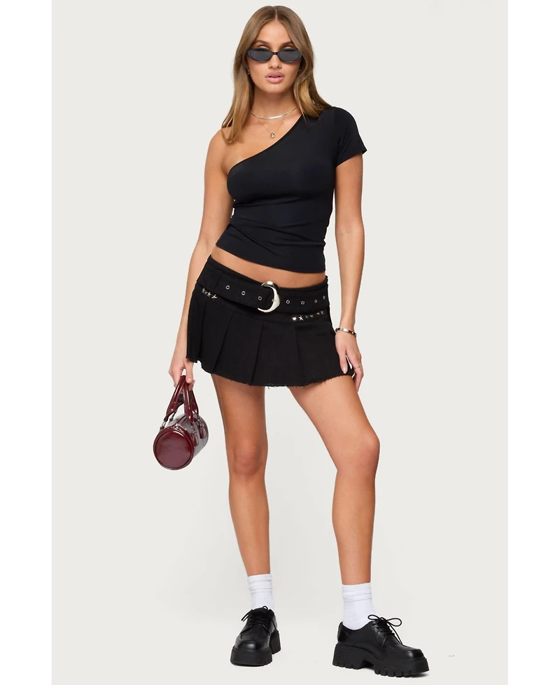 Edikted Women's Gayla One Shoulder Top