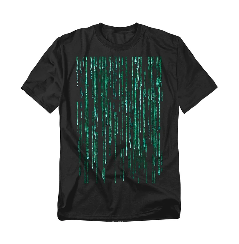 Logovision Men's The Matrix Code Logo T-Shirt