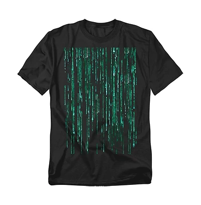 Logovision Men's The Matrix Code Logo T-Shirt