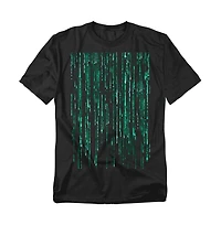 Logovision Men's The Matrix Code Logo T-Shirt