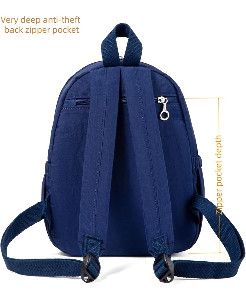 Mini Lightweight 11.8 Inch Backpack Durable Travel Hiking Women and Girls Small Daypack, 7 Liters Blue