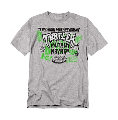 Logovision Men's Tmnt Mutant Mayhem Graffiti Logo T-Shirt