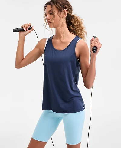 Id Ideology Women's Performance Muscle Tank Top, Created for Macy's