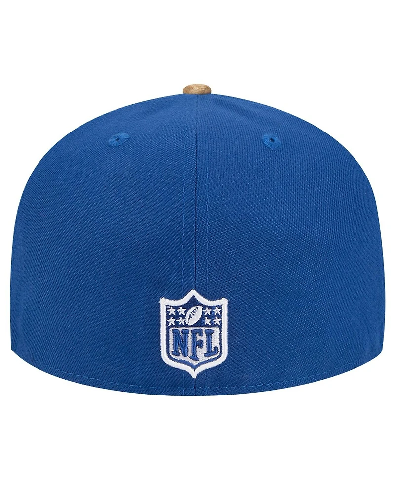 New Era Men's Royal Indianapolis Colts Active Two-Tone Camo 59FIFTY Fitted Hat