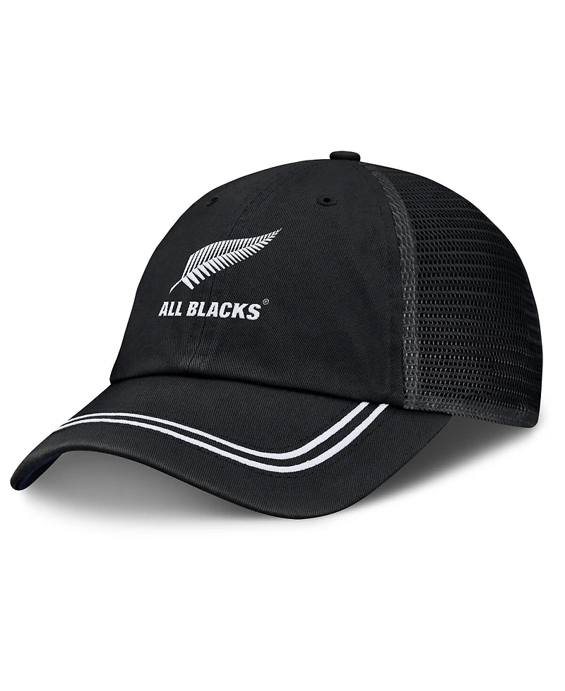 Fanatics Men's Black New Zealand Rugby All Blacks Advantage Trucker Adjustable Hat