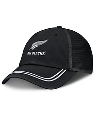 Fanatics Men's Black New Zealand Rugby All Blacks Advantage Trucker Adjustable Hat