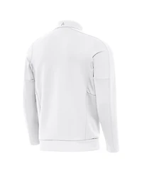 Antigua Men's White Dallas Cowboys Generation Quarter-Zip Jacket