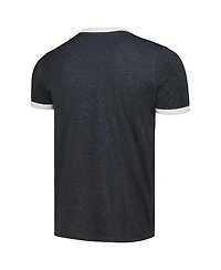 Majestic Men's Black Chicago White Sox Ringer Tri-Blend T-Shirt