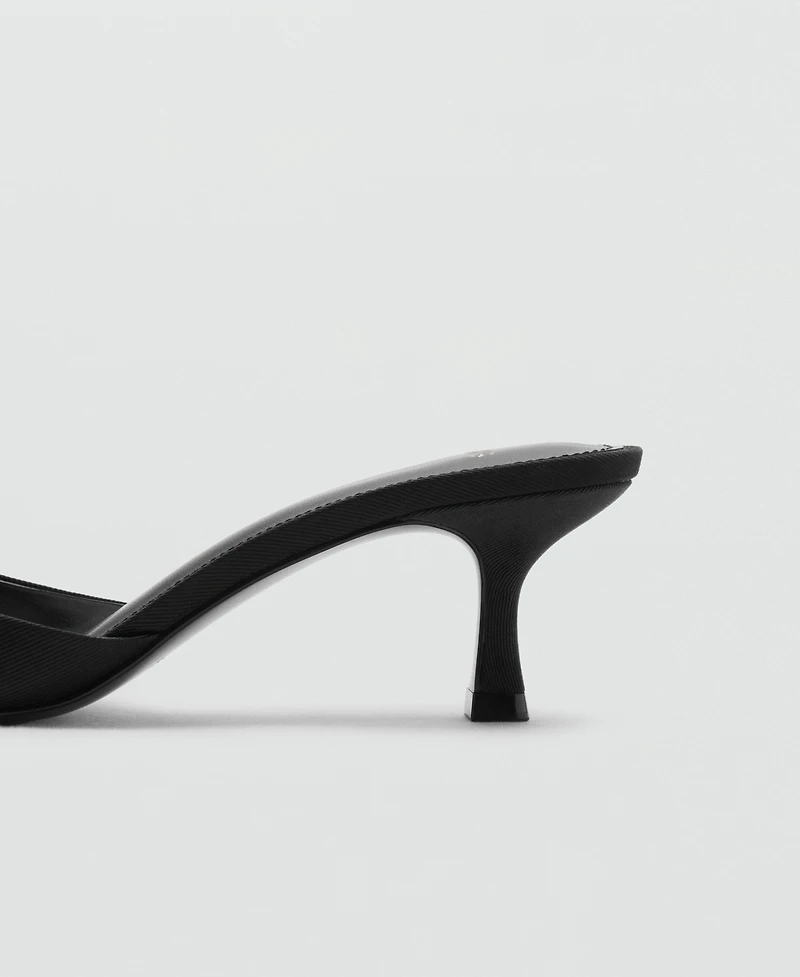 Mango Women's Kitten-Heel Strap Sandals