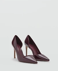 Mango Women's Patent Heeled Shoes