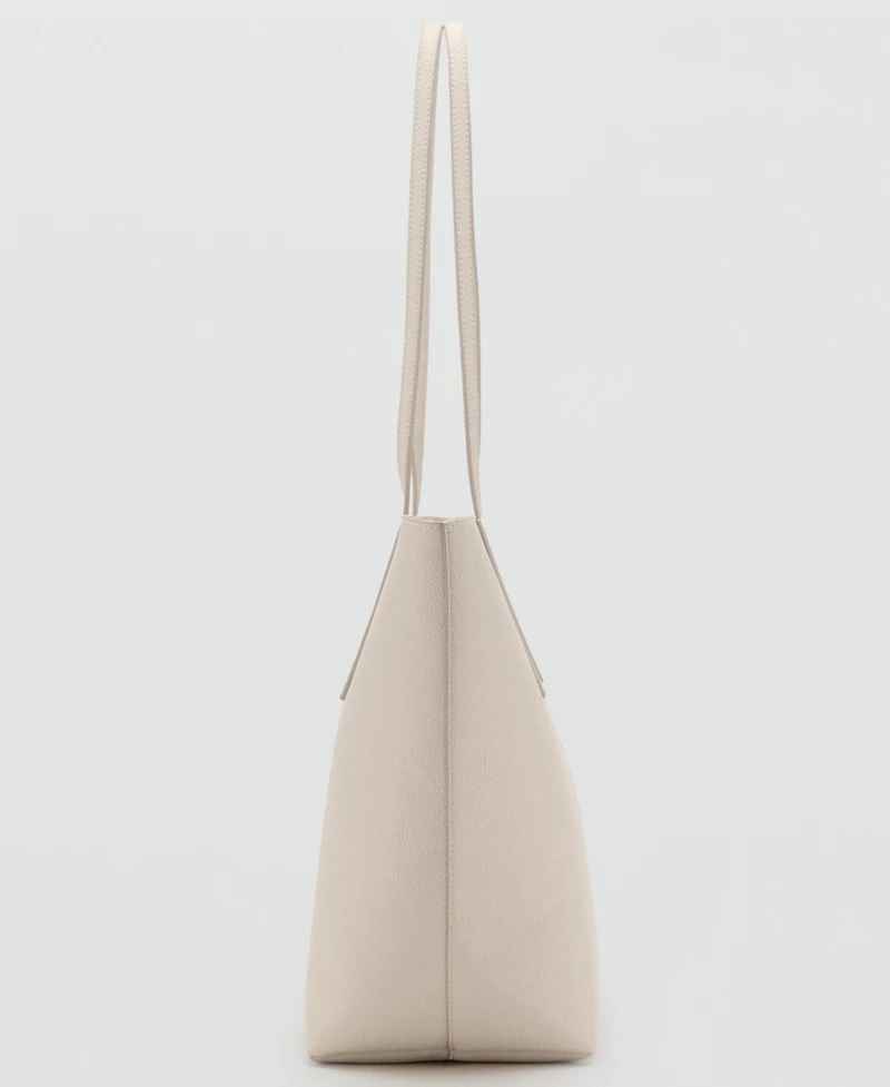 Mango Women's Double Handle Shopper Bag