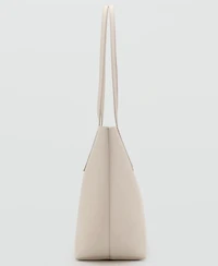 Mango Women's Double Handle Shopper Bag