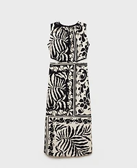 Mango Women's Cut-Out Midi Dress
