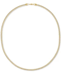 Men's Diamond-Cut Ice Chain Necklace in 14k Gold Over Sterling Silver, 22"