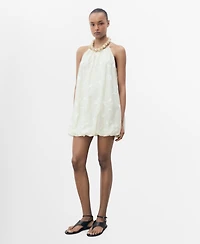 Mango Women's Balloon Halter Dress