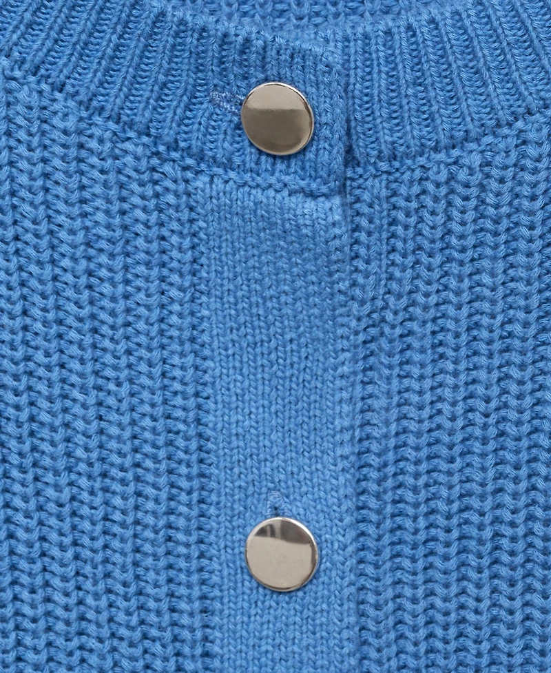Mango Women's Short-Sleeved Knitted Cardigan