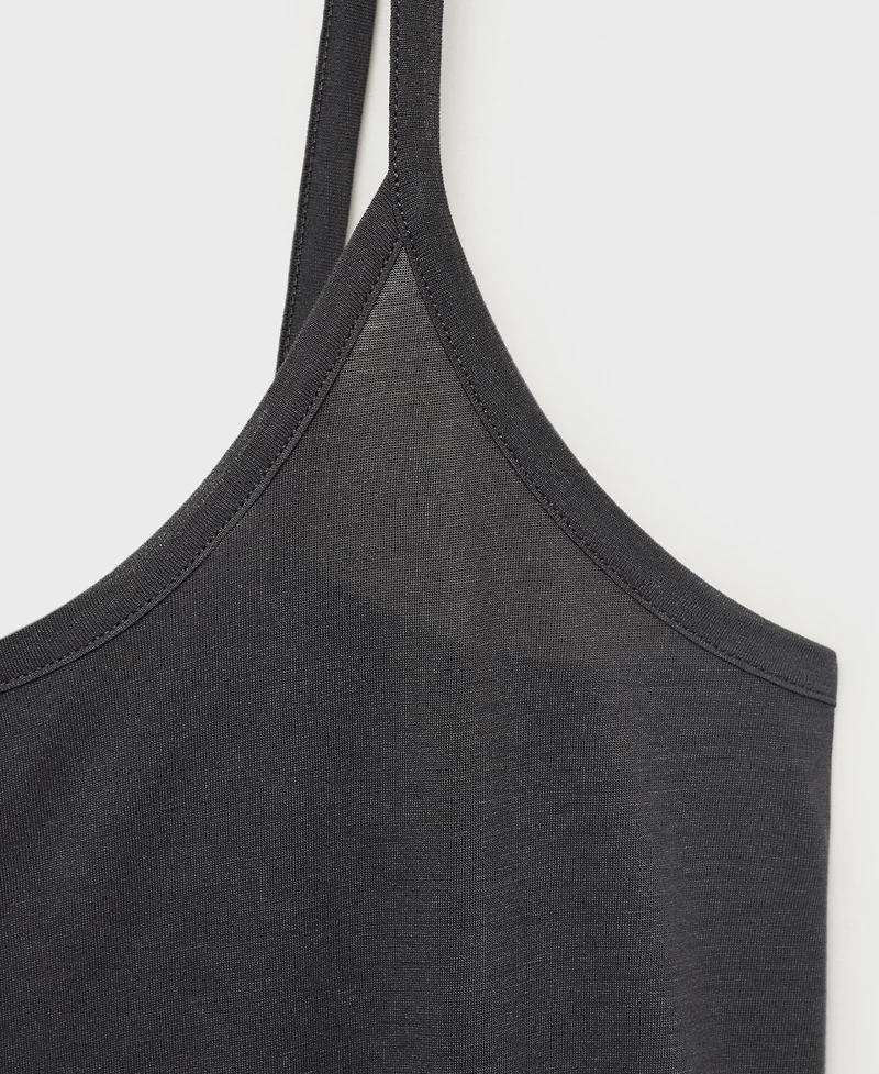 Mango Women's Straps Micro-Modal Nightgown