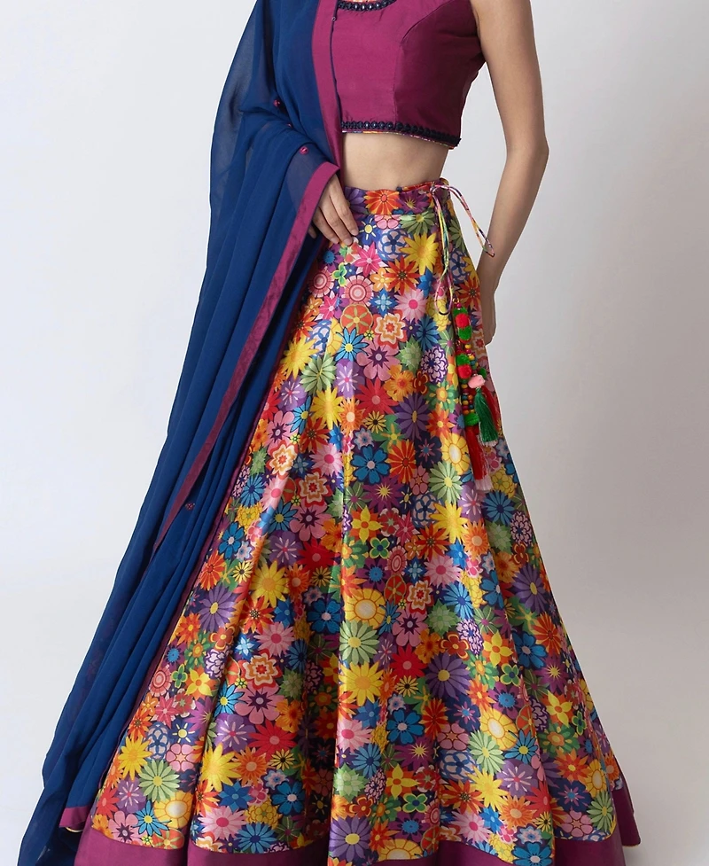 Raas Women's Floral Lehenga Choli