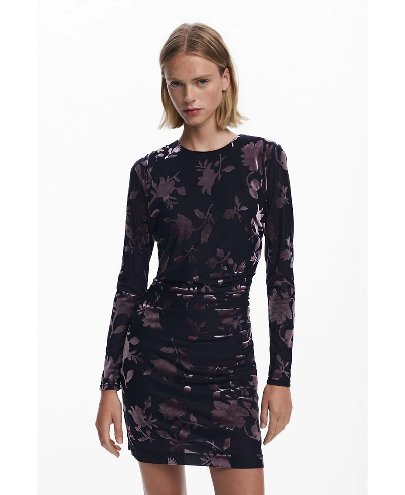Desigual Women's Ruched mini dress