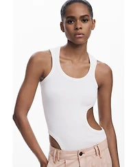 Desigual Women's Cut-out sleeveless T-shirt