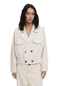 Desigual Women's Detachable trucker jacket