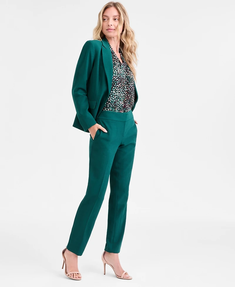 Kasper Women's Stretch Crepe Slim Leg Pant
