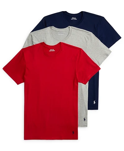 Polo Ralph Lauren Men's 3-Pack Classic Fit Crewneck Undershirts