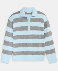 On 34th Women's Brushed Striped Polo Sweater, Macy's Exclusive