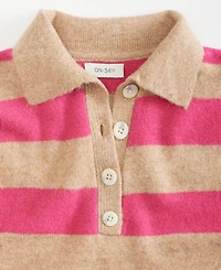 On 34th Women's Striped Rugby Sweater, Macy's Exclusive