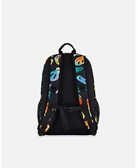 Deux par Deux Boy Kids Backpack Smiley Face Boy - Toddler|Child