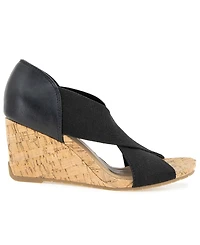 Kenneth Cole Reaction Women's Gelena Stretch Wedge Sandals