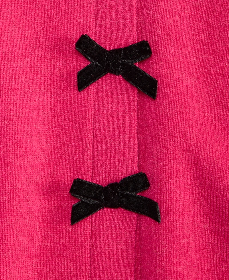 With Jules Girls 7-16 Bow Cardigan Sweater