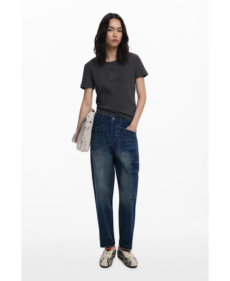 Desigual Women's Baggy jeans with pockets