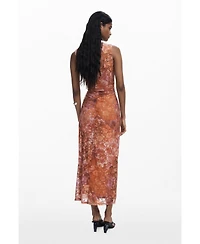 Desigual Women's Floral draped dress