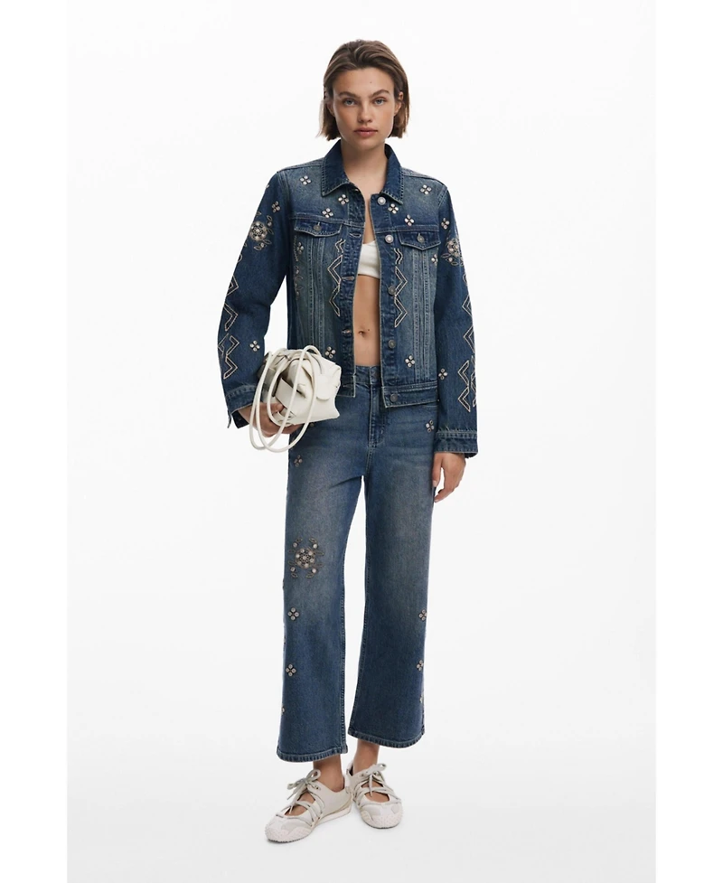 Desigual Women's Mirror denim jacket