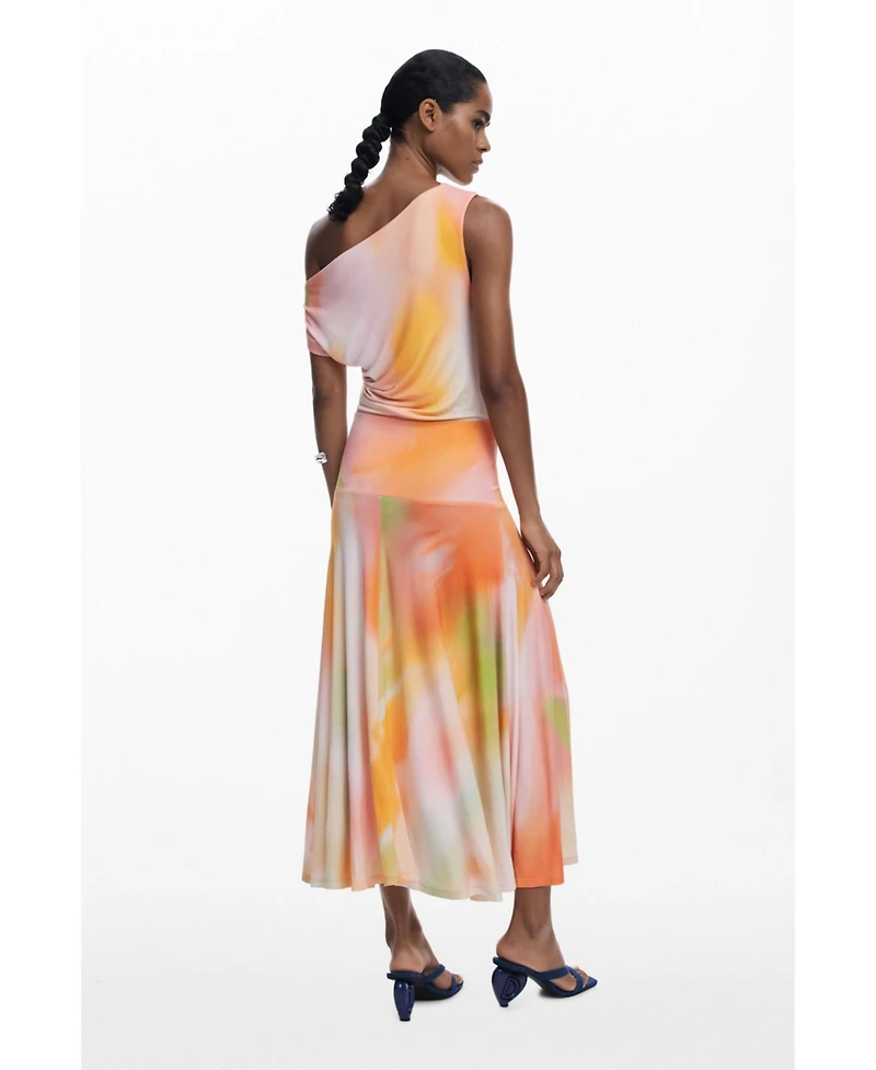 Desigual Women's Asymmetric long dress