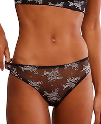 Free People Women's Talk About It Low-Rise Bikini Bottom