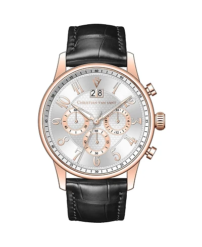 Christian Van Sant Men's Heritage Silver Dial Watch - CV3946