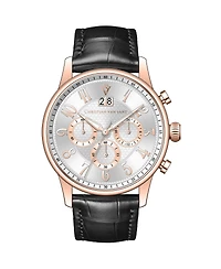Christian Van Sant Men's Heritage Silver Dial Watch - CV3946