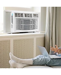 gaomon 8,000 Btu Window Ac - Quiet Performance, Dehumidify & Fan Modes, Remote Control Included, Easy Setup, Perfect for Home and Office