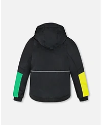 Deux par Boy Two-Piece Play Snowsuit Smiley Face
