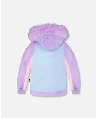 Deux par Toddler Girls Two-Piece Play Snowsuit Purple Geo - Toddler|Child