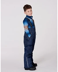 Deux par Kids Unisex Solid Play Snow Pants Navy Blue