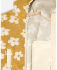 Deux par Girl Mid-Season Sherpa Jacket Light Beige
