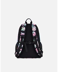 Deux par Deux Girl Kids Backpack Smiley Face Girl - Toddler|Child