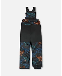 Deux par Boy Two-Piece Play Snowsuit Robot Dinosaur Print - Child