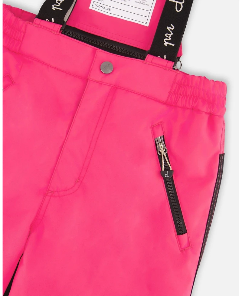 Deux par Girl Two-Piece Play Snowsuit Fuchsia