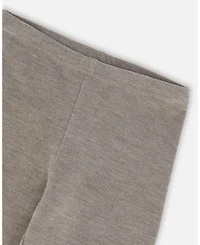 Deux par Toddler Girls Super Soft Ribbed Leggings Heather Gray - Toddler|Child