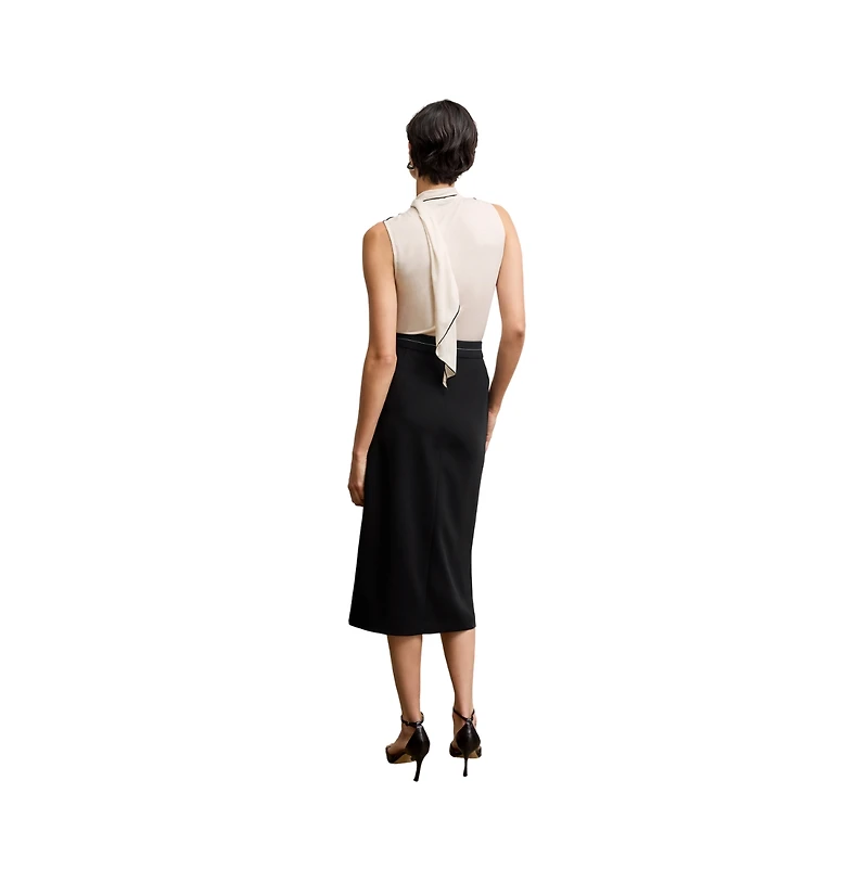 M.m.LaFleur Women's Felicity Scarf Tank - Cloud Jersey